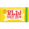 Tony's Chocolonely Blij met jou reep 180 gram - Topgiving